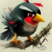 ( ( ( ( ( bomb, angry bird. muted colors. ) ) ) ) ) by jean - baptiste monge!!!!!!!!!!!!!!!!!!!!!!!!!!!